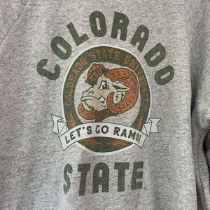 Vintage style Homefield Colorado State sweatshirt